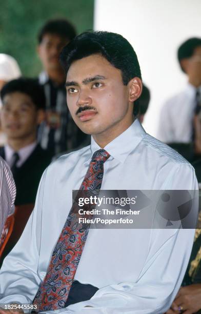 Al-Muhtadee Billah, the Crown Prince of Brunei, in Kota Batu, circa October 1992.