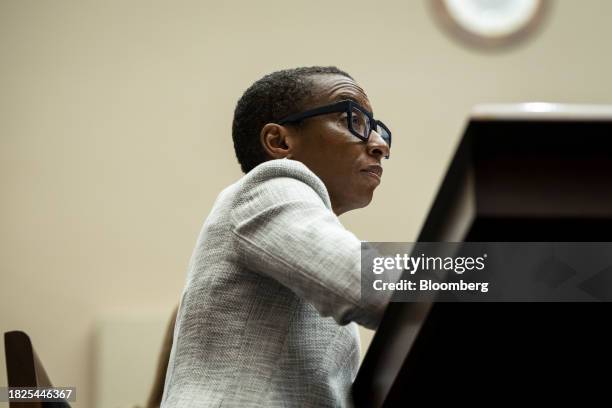 Claudine Gay, president of Harvard University, during a House Education and the Workforce Committee hearing in Washington, DC, US, on Tuesday, Dec....