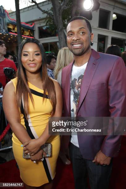 Michelle McCain and Mike Epps arrives at Warner Bros. Premiere of The Hangover: Part III, on Monday, May 2013 in Los Angeles.