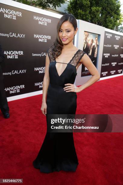 Jamie Chung arrives at Warner Bros. Premiere of The Hangover: Part III, on Monday, May 2013 in Los Angeles.