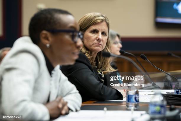 Liz Magill, president of the University of Pennsylvania, during a House Education and the Workforce Committee hearing in Washington, DC, US, on...