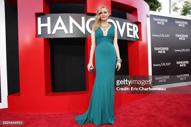 Heather Graham arrives at Warner Bros. Premiere of The Hangover: Part III, on Monday, May 2013 in Los Angeles.