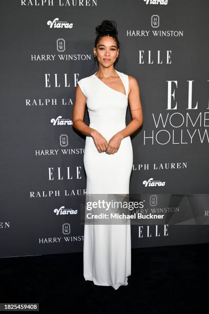 Alexandra Shipp at 2023 ELLE Women in Hollywood held at Nya Studios West on December 5, 2023 in Los Angeles, California.