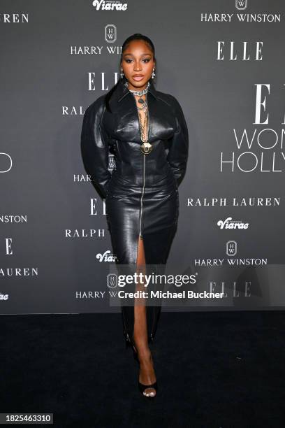 Normani at 2023 ELLE Women in Hollywood held at Nya Studios West on December 5, 2023 in Los Angeles, California.