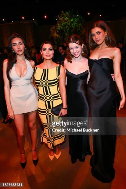Madison Beer, Auliʻi Cravalho, Ever Anderson and Amelie Zilber at 2023 ELLE Women in Hollywood held at Nya Studios West on December 5, 2023 in Los...