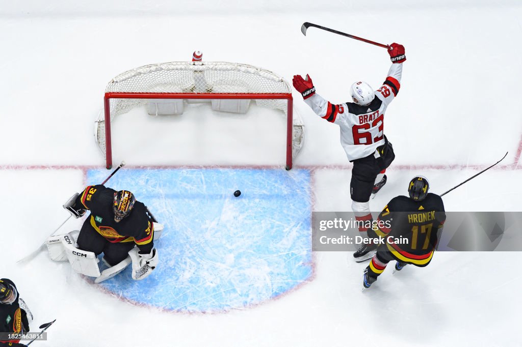 New Jersey Devils v Vancouver Canucks