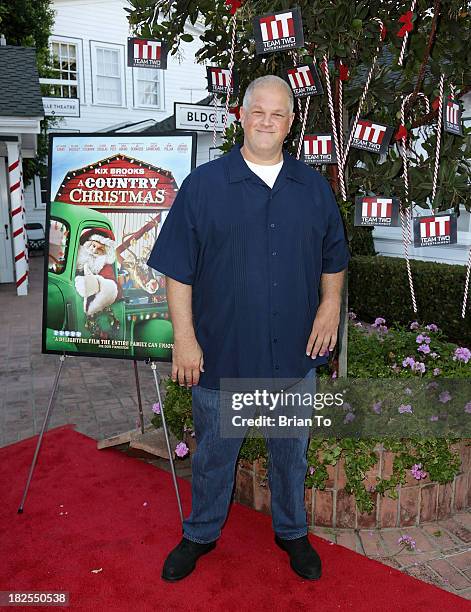 Actor Abraham Benrubi attends "A Country Christmas" - Los Angeles Special Screening at The DeMille Theatre on September 29, 2013 in Culver City,...