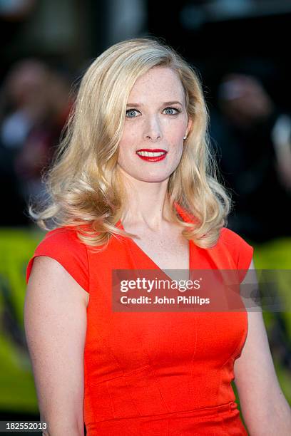 Shauna Macdonald attends the London Premiere of "Filth" at Odeon West End on September 30, 2013 in London, England.