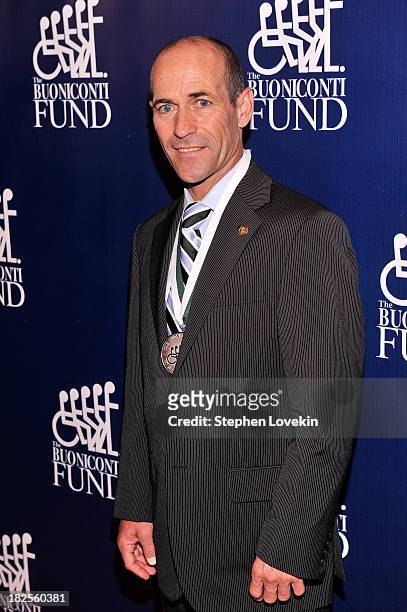 Legend and Jockey Gary Stevens attends the 28th Annual Great Sports Legends Dinner to Benefit The Buoniconti Fund To Cure Paralysis at The...