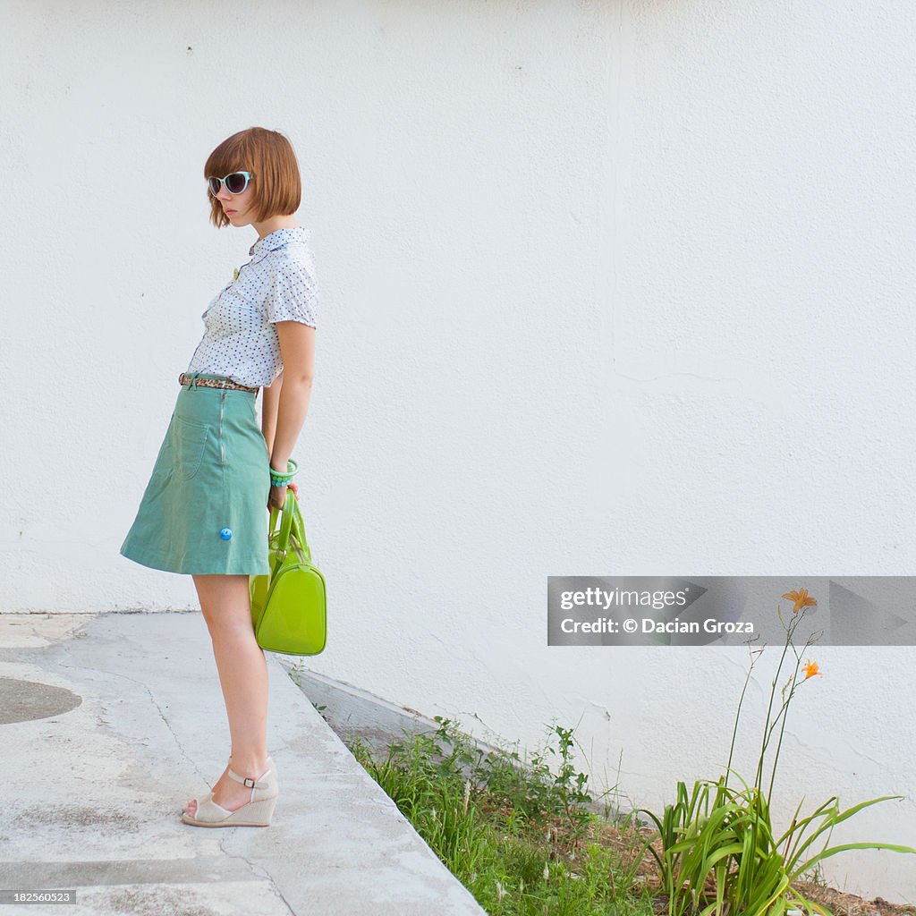 Girl with flower