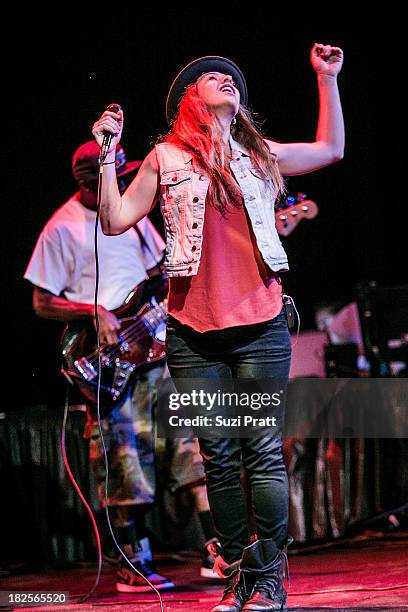 Ward perform live at the Bumbershoot Music and Arts Festival at Seattle Center on August 31, 2013 in Seattle, Washington.