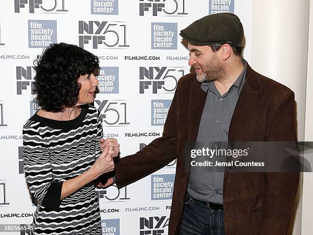 Director Nancy Buirski and Michael Stuhlbarg attend the "Afternoon Of A Faun: Tanaquil Le Clercg" premiere during the 51st New York Film Festival at...