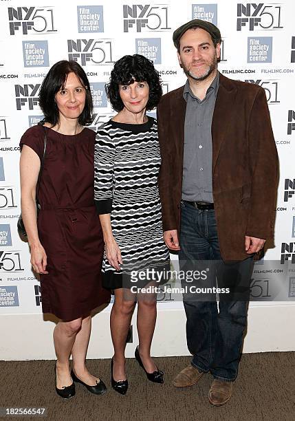 Producer Marianne Bower. Director Nancy Buirski and Michael Stuhlbarg attend the "Afternoon Of A Faun: Tanaquil Le Clercg" premiere during the 51st...