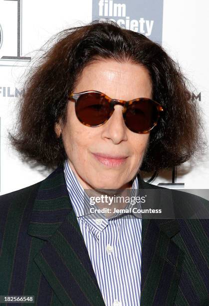 Author Fran Lebowitz attends the "Afternoon Of A Faun: Tanaquil Le Clercg" premiere during the 51st New York Film Festival at The Film Society of...