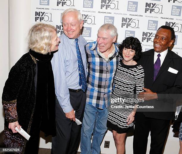 Karin Von Aroldingen, Randy Bourscheidt, Jacques D' Ambroise, director Nancy Buirski and Arthur Mitchell attend the "Afternoon Of A Faun: Tanaquil Le...