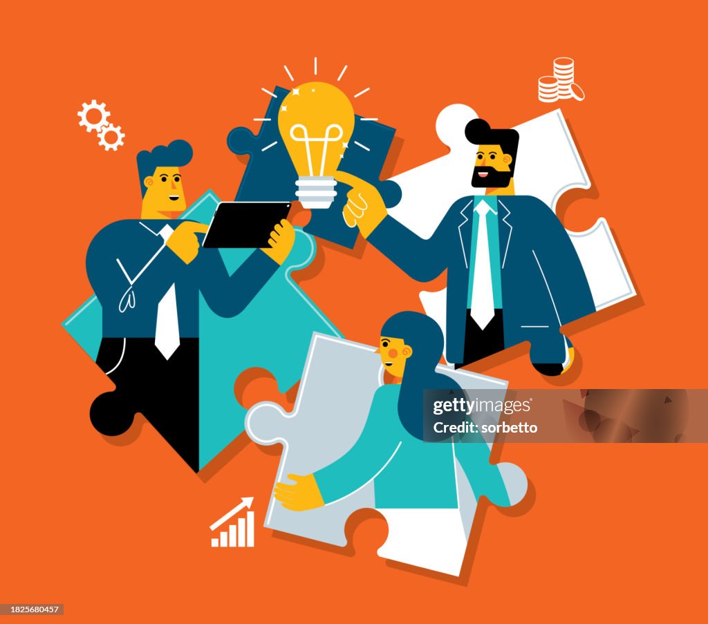Combine puzzle pieces - Meeting