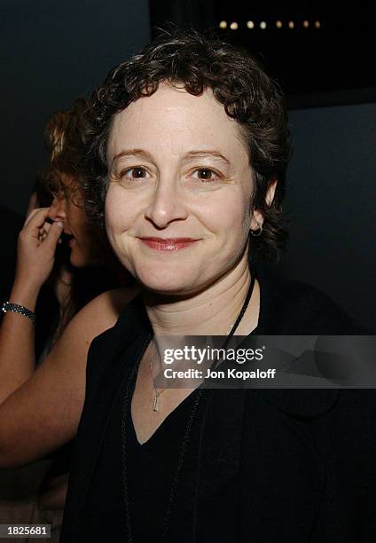 President of Buena Vista Motion Picture Group Nina Jacobson attends the premiere after-party of "Bringing Down The House" at Hollywood & Highland on...