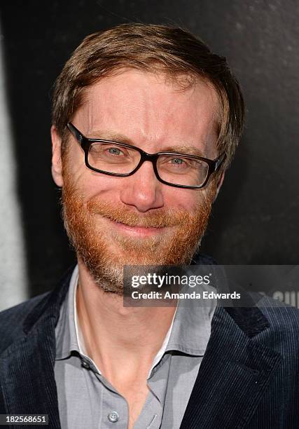 Actor and writer Stephen Merchant arrives at the Los Angeles premiere of "Captain Phillips" at the Academy of Motion Picture Arts and Sciences on...