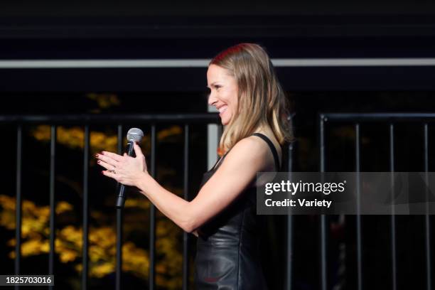 Kristen Bell onstage at Education Through Music Los Angeles' 18th Annual Gala held at the Skirball Cultural Center on December 5, 2023 in Los...