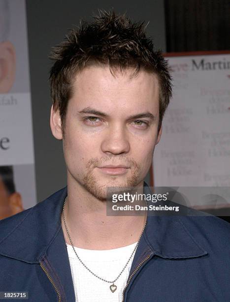 Actor Shane West arrives at the premiere of the movie "Bringing Down The House" on March 2, 2003 in Los Angeles, California.