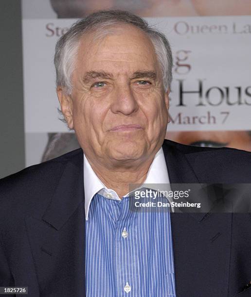 Producer Garry Marshall arrives at the premiere of the movie "Bringing Down The House" on March 2, 2003 in Los Angeles, California.