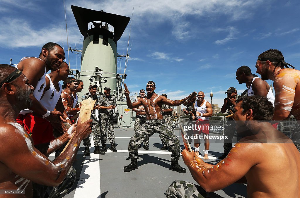 Indigenous Crew Aboard The HMAS Tobruk