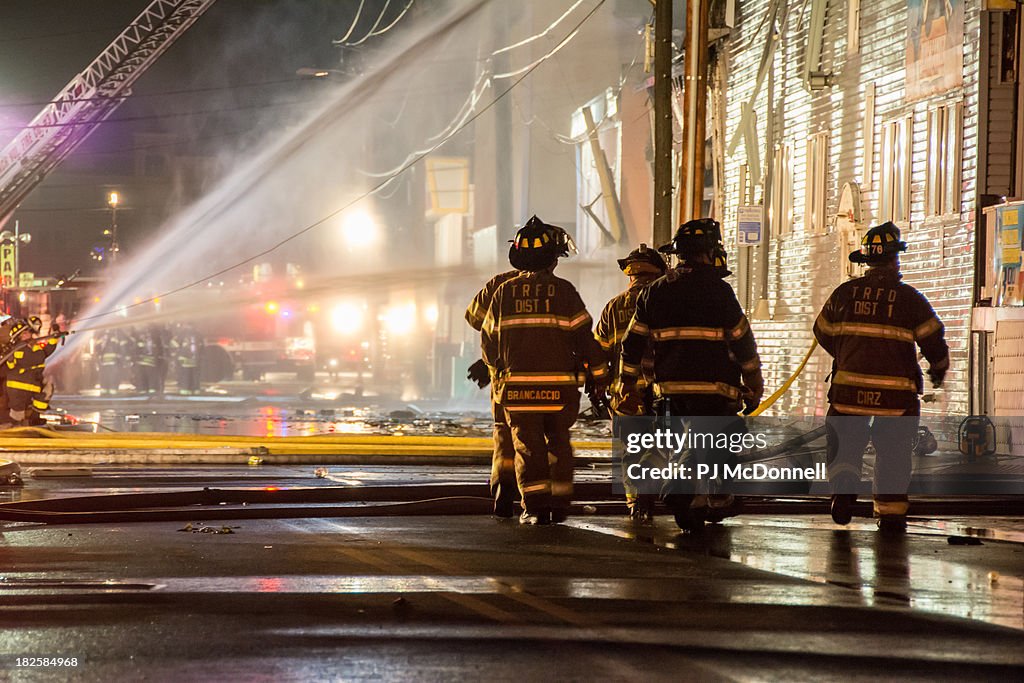 Seaside Boardwalk Fire