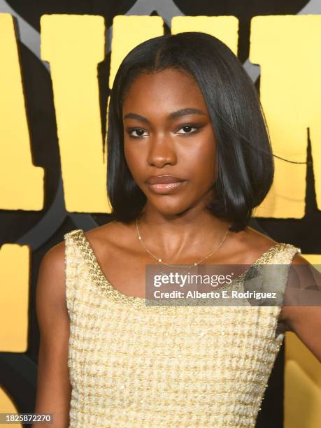 Demi Singleton attends Oprah Winfrey Hosts Special Los Angeles Event For Paramount+'s "Lawmen: Bass Reeves" at Sunset Tower Hotel on December 01,...