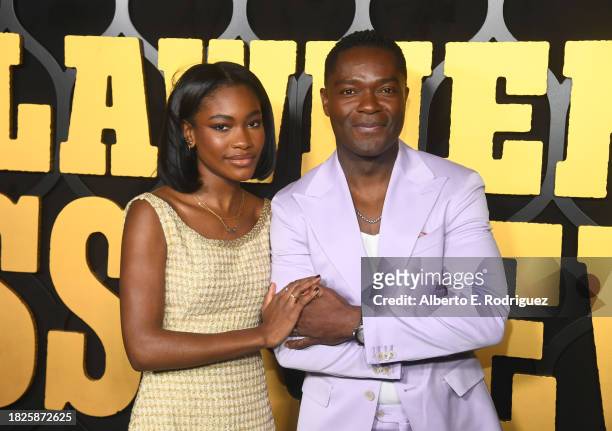 Demi Singleton and David Oyelowo attend Oprah Winfrey Hosts Special Los Angeles Event For Paramount+'s "Lawmen: Bass Reeves" at Sunset Tower Hotel on...