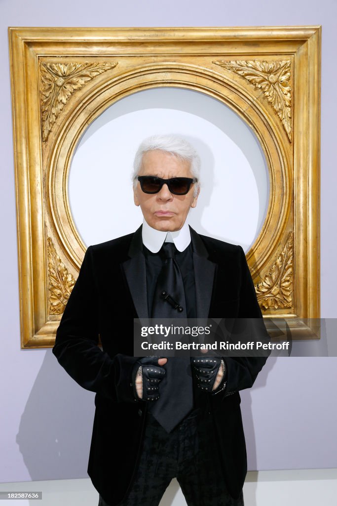 Chanel : Front Row - Paris Fashion Week Womenswear Spring/Summer 2014