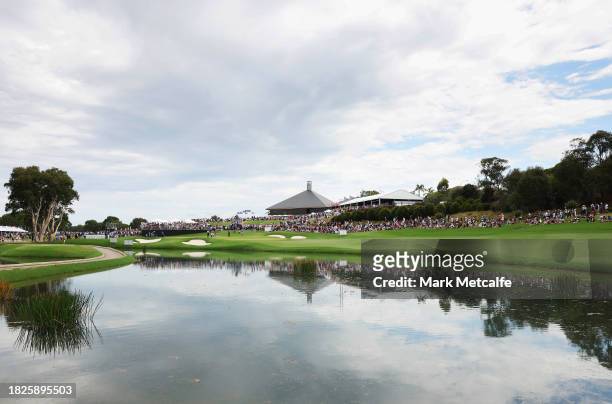 General view of the 9th hole during the ISPS HANDA Australian Open at The Australian Golf Course on December 02, 2023 in Sydney, Australia.