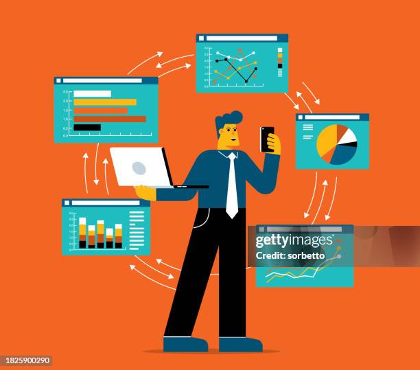 Busy Infographics Flow Chart High Res Vector Graphics - Getty Images