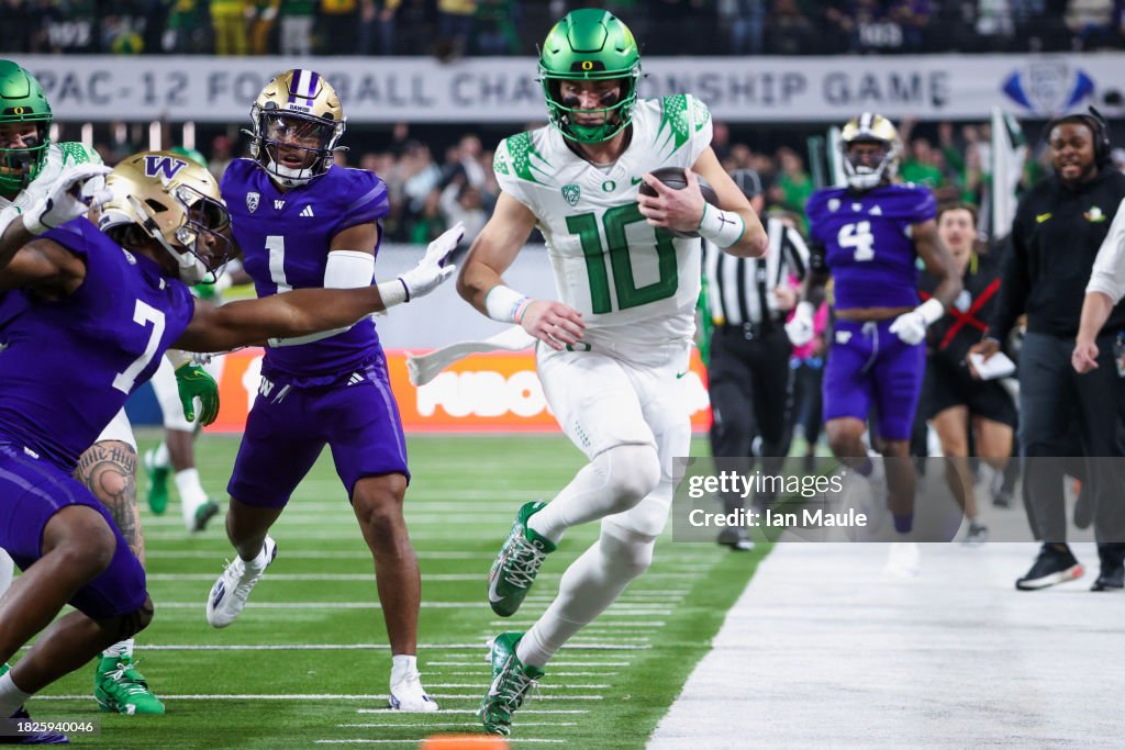 2023 Pac-12 Championship - Oregon v Washington