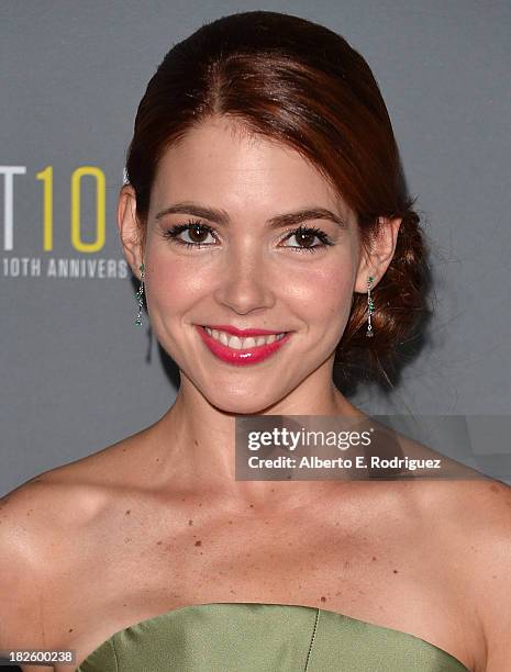 Dancer/journalist Eloisa Knife Maturen attends the Walt Disney Concet Hall's 10th Anniversary Gala at the Walt Disney Concert Hall on September 30,...