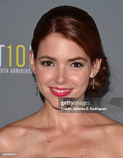 Dancer/journalist Eloisa Knife Maturen attends the Walt Disney Concet Hall's 10th Anniversary Gala at the Walt Disney Concert Hall on September 30,...