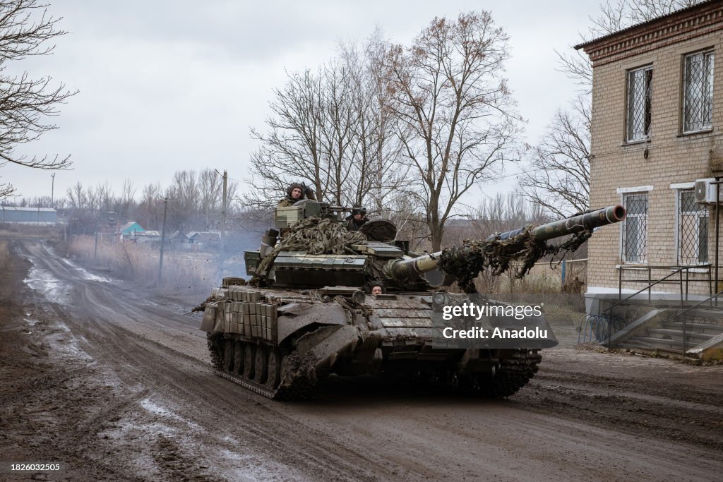 Military mobility on the road to Avdiivka and its villages