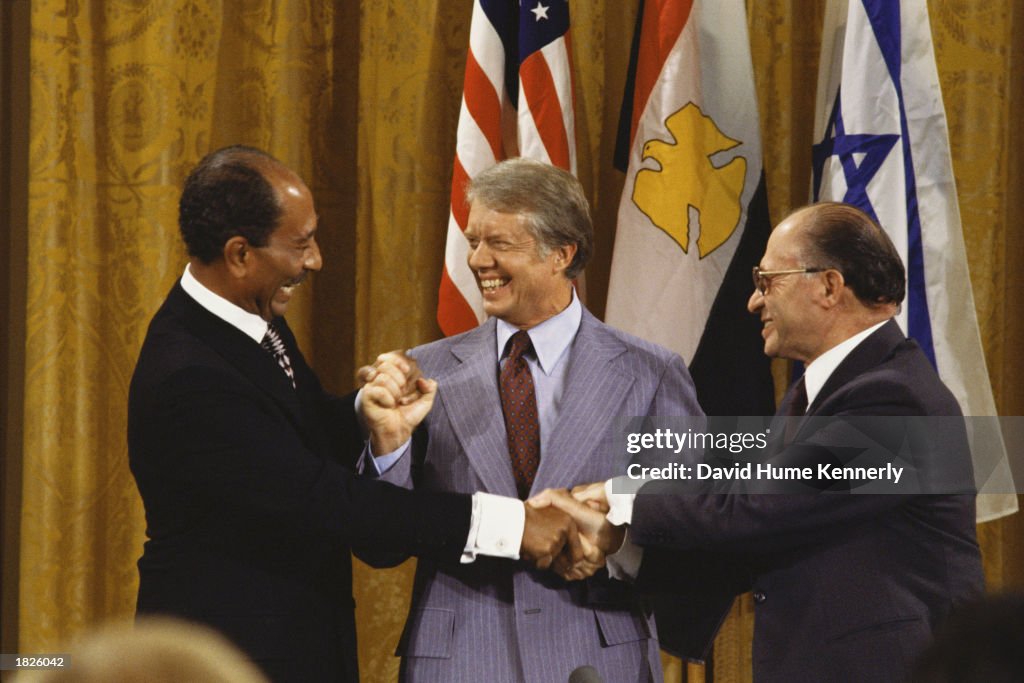 Carter, Sadat and Begin After Camp David Accords