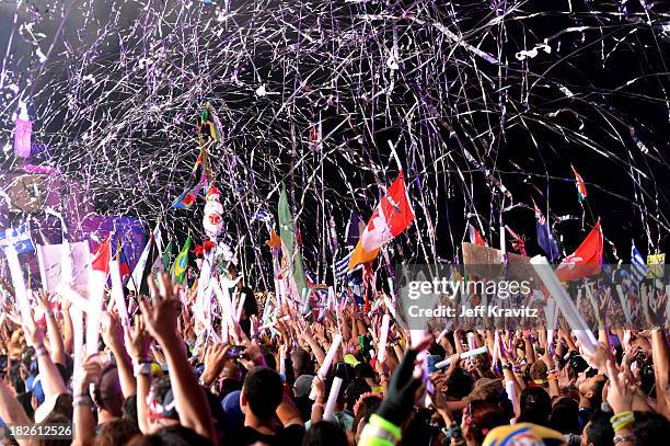 Atmosphere at TomorrowWorld Electronic Music Festival on September 29, 2013 in Fairburn, Georgia.