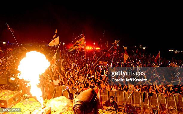 Atmosphere at TomorrowWorld Electronic Music Festival on September 29, 2013 in Fairburn, Georgia.