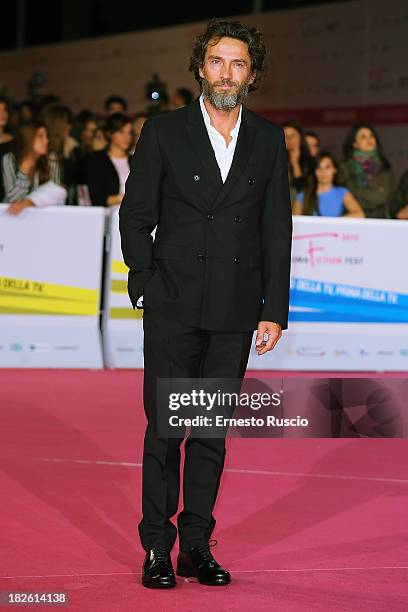 Alessio Boni attends the 'Il Ritorno Di Ulisse' premiere during the Fiction Fest 2013 at Auditorium Parco della Musica on October 1, 2013 in Rome,...