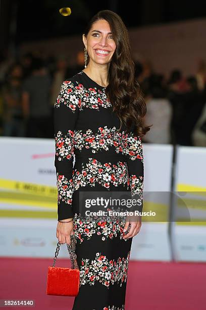 Caterina Murino attends the 'Il Ritorno Di Ulisse' premiere during the Fiction Fest 2013 at Auditorium Parco della Musica on October 1, 2013 in Rome,...