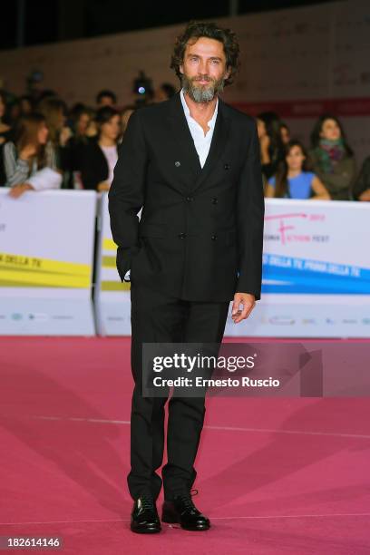 Alessio Boni attends the 'Il Ritorno Di Ulisse' premiere during the Fiction Fest 2013 at Auditorium Parco della Musica on October 1, 2013 in Rome,...