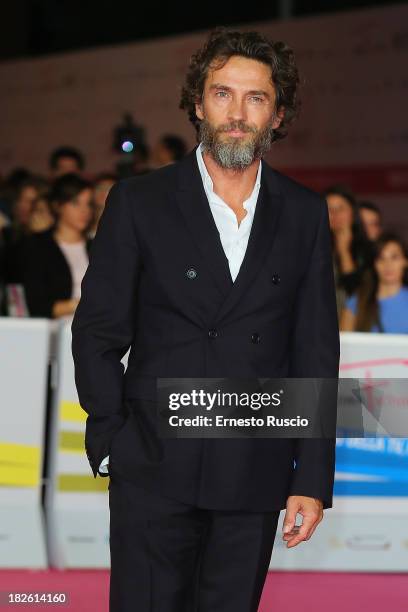 Alessio Boni attends the 'Il Ritorno Di Ulisse' premiere during the Fiction Fest 2013 at Auditorium Parco della Musica on October 1, 2013 in Rome,...