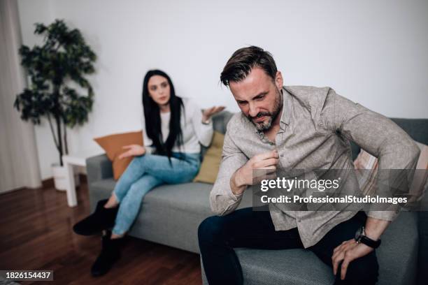 relationship tension - mad girlfriend stock pictures, royalty-free photos & images