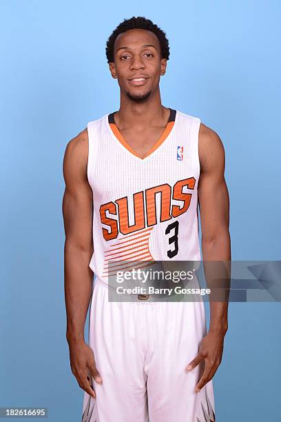 Ish Smith of the Phoenix Suns poses for a portrait on Media Day on September 30, 2013 at U.S. Airways Center in Phoenix, Arizona. NOTE TO USER: User...