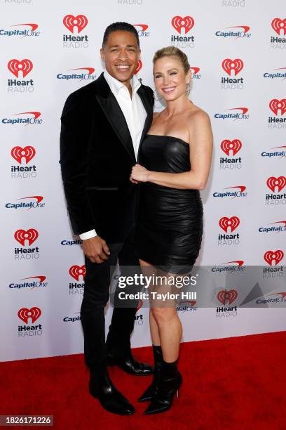 Holmes and Amy Robach attend the 2023 KIIS FM iHeartRadio Jingle Ball at The Kia Forum on December 01, 2023 in Inglewood, California.