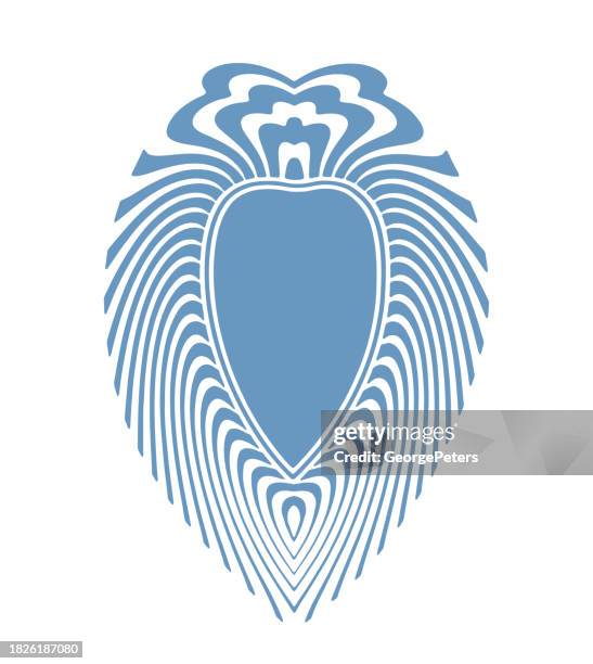 ornate border - frame - mirror frame stock illustrations