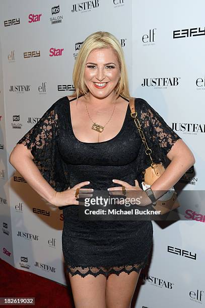 Actress Josie Goldberg attends Star Scene Stealers Event at Tropicana Bar at The Hollywood Rooselvelt Hotel on October 1, 2013 in Hollywood,...