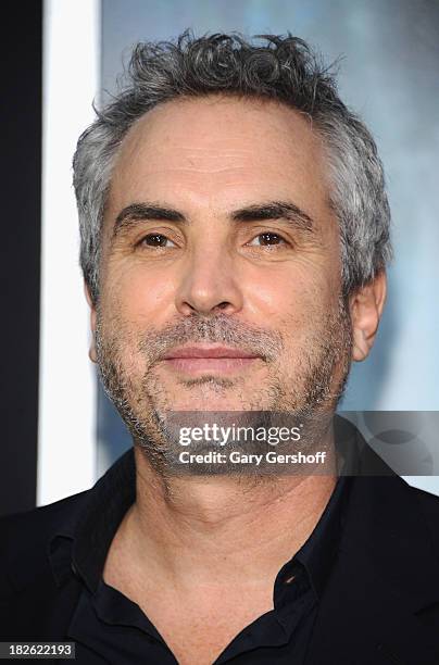 Director Alfonso Cuarón attends the "Gravity" premiere at AMC Lincoln Square Theater on October 1, 2013 in New York City.