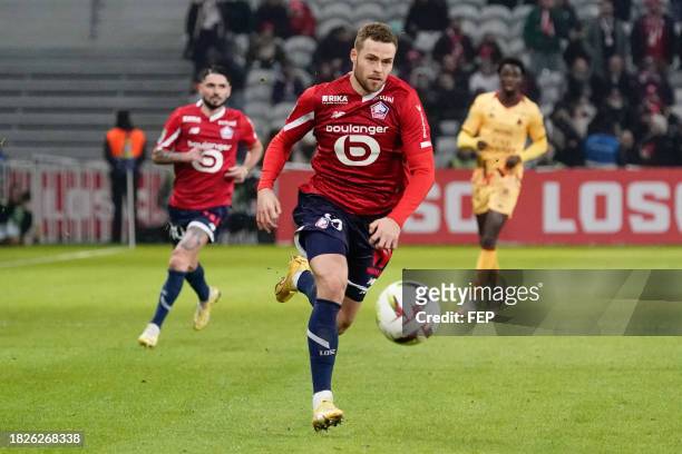 Gabriel MUDMUNDSSON of Lille during the Ligue 1 Uber Eats match between Lille Olympique Sporting Club and Football Club de Metz at Stade Pierre...